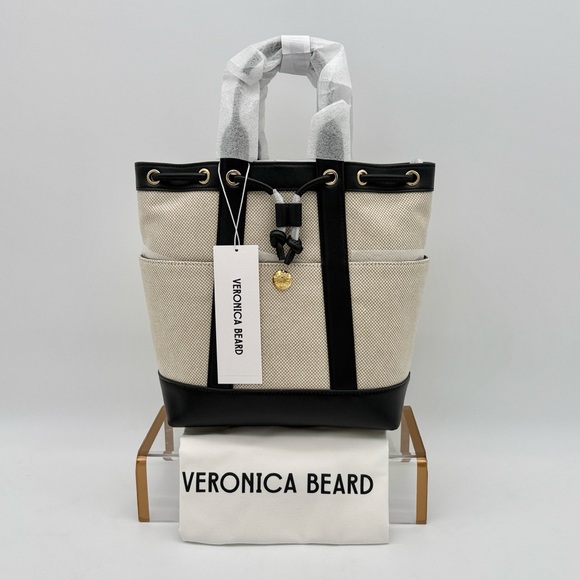 Veronica Beard Handbags - Veronica Beard Goody Bag Natural Black